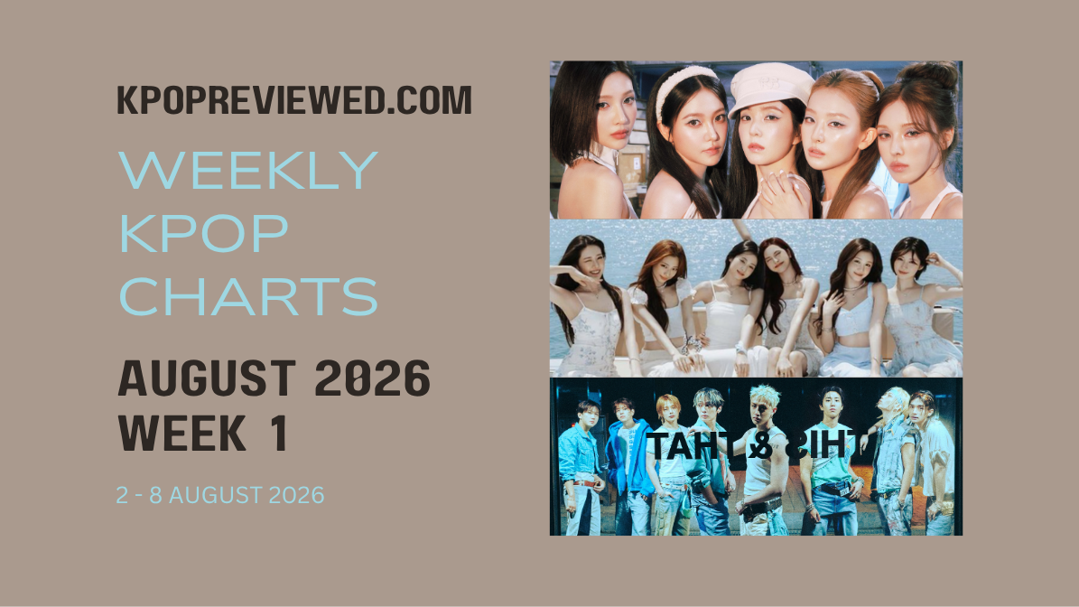 [Weekly KPOP Chart] Week 1 of August 2026