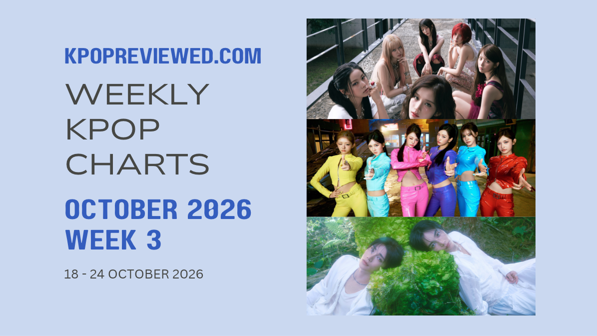 [Weekly KPOP Chart] Week 3 of October 2026